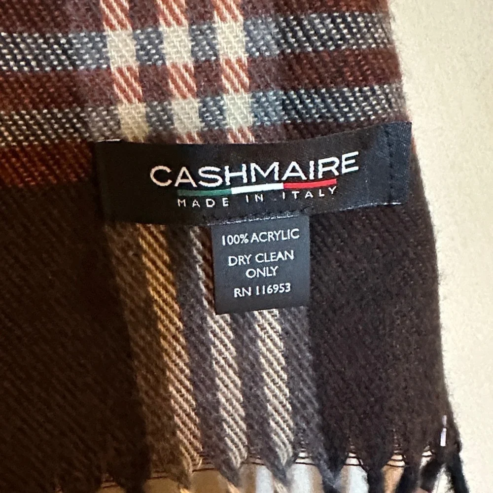 Cashmere Ivy League Preppy Maddress Unisex Scarf.NWT . Dark Academia